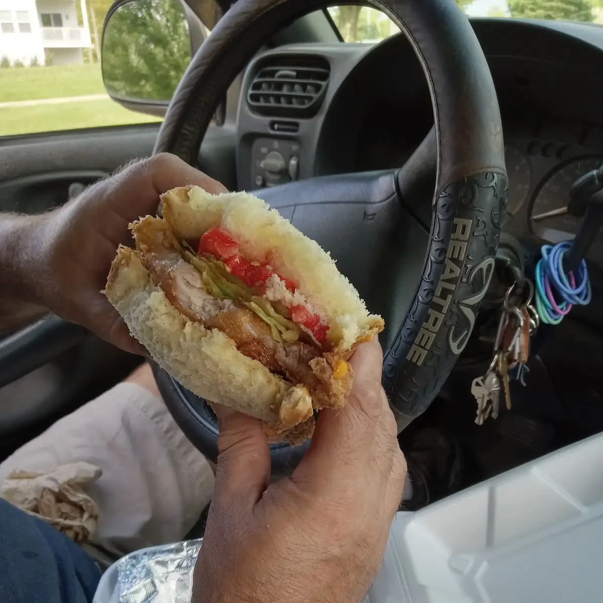 Fried Pork Chop Sandwich