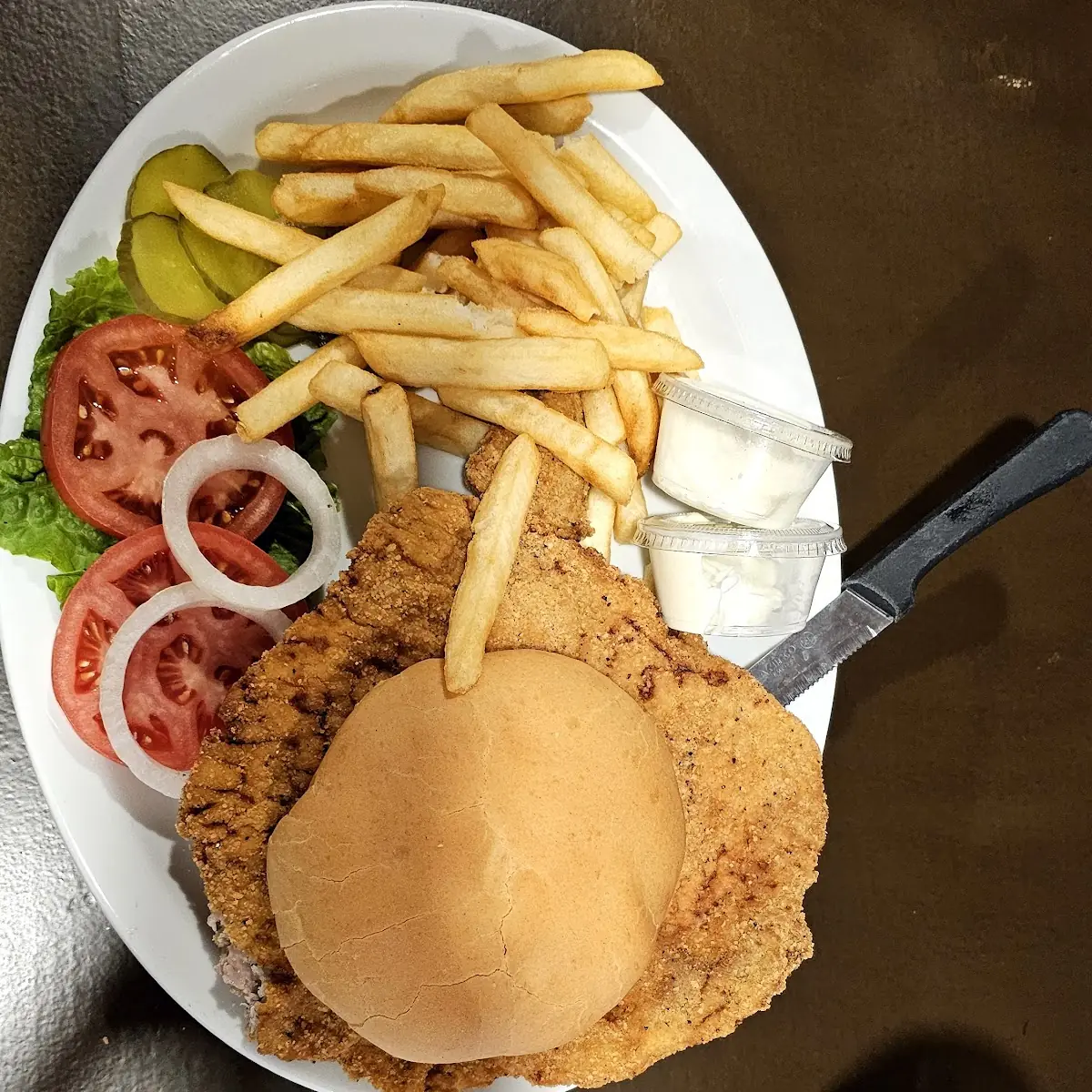 Pork Tenderloin with Fries