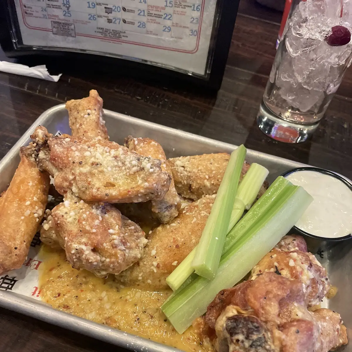 Garlic Parm Wings