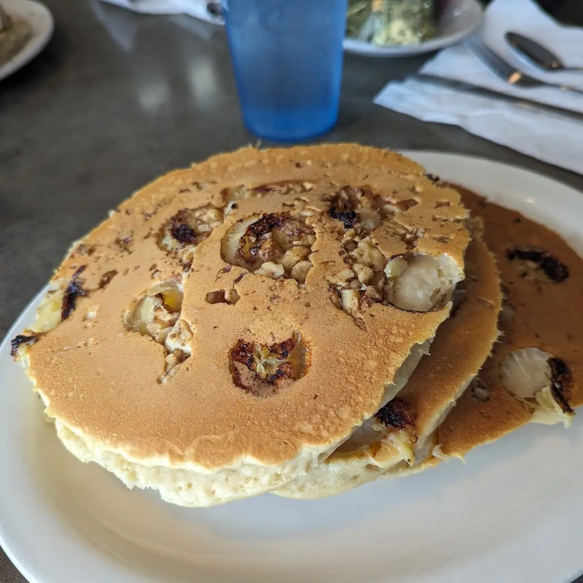 Banana Walnut Pancakes