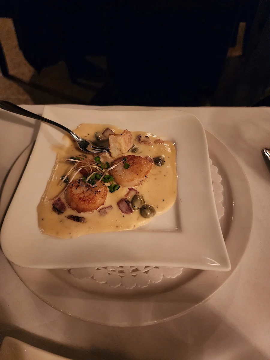 Entrée de Pétoncles, Restaurant Vivaldi