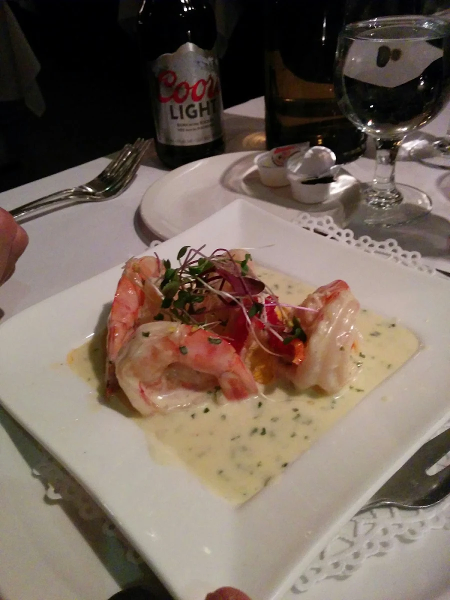 Gamberi Crema Pomodori, Restaurant Vivaldi