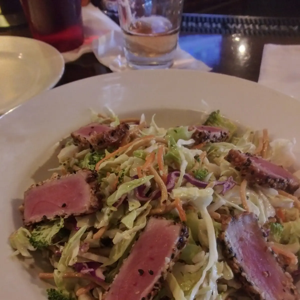 Sesame Crusted Ahi Tuna Salad