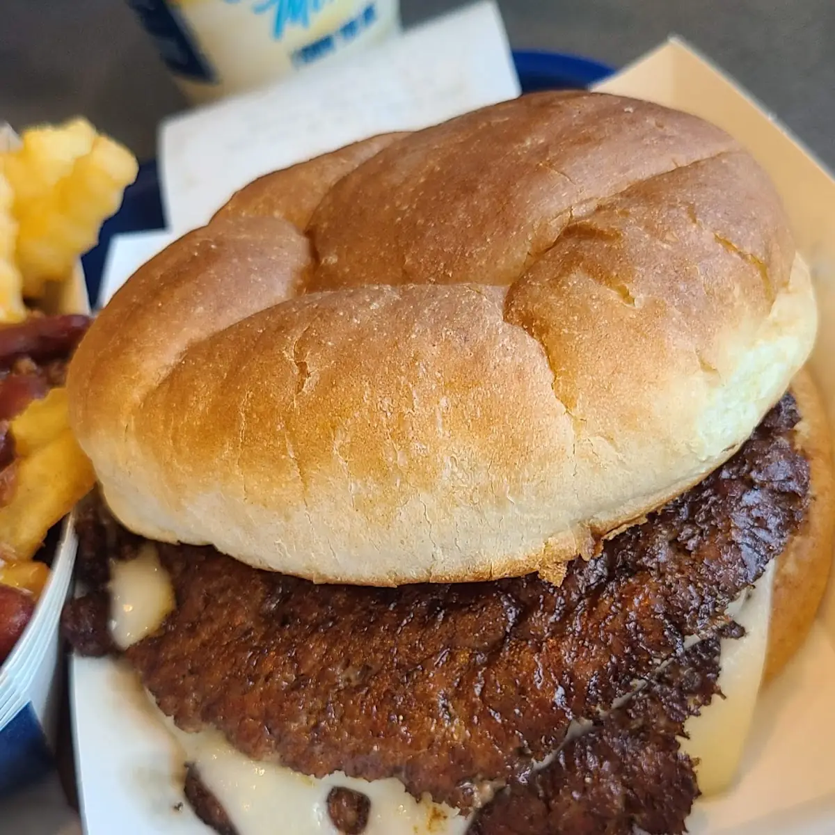 Mushroom Swiss Burger