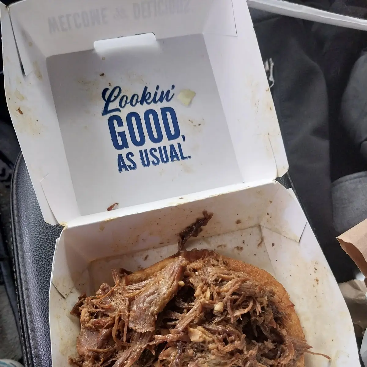 Pot Roast Sandwich Missing Bun