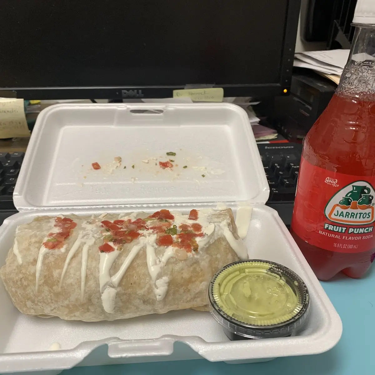 Pulled Chicken Burrito
