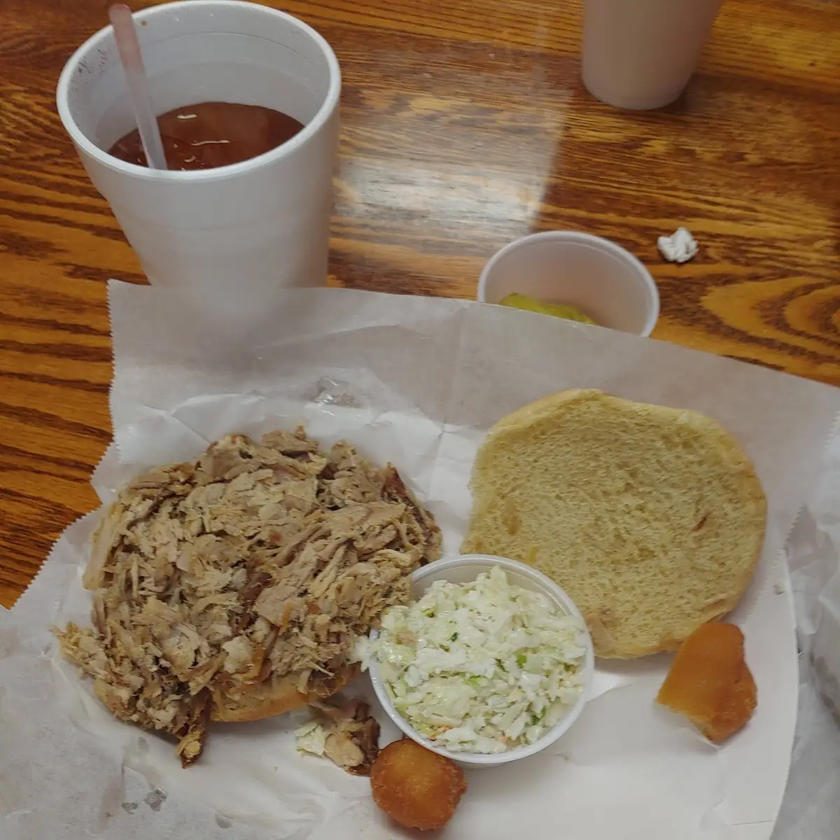 BBQ Basket with Slaw