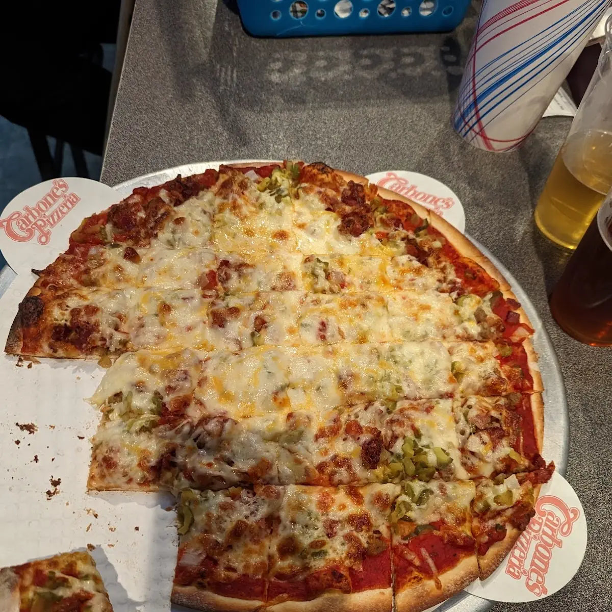 Bacon Cheeseburger Pizza Extra Pickles