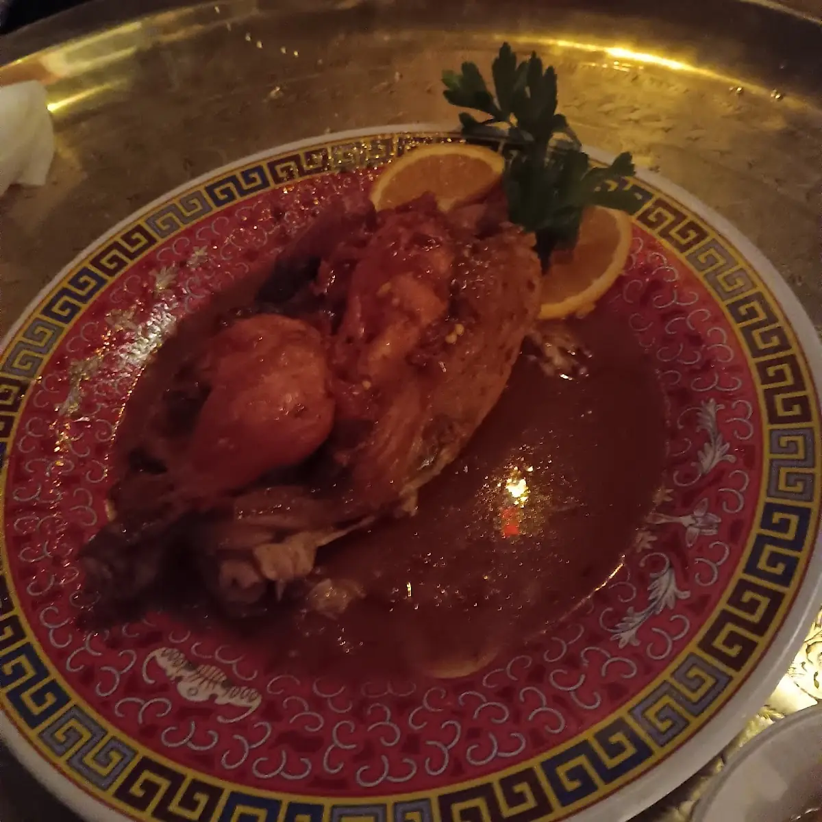 Roasted Chicken with Sauce