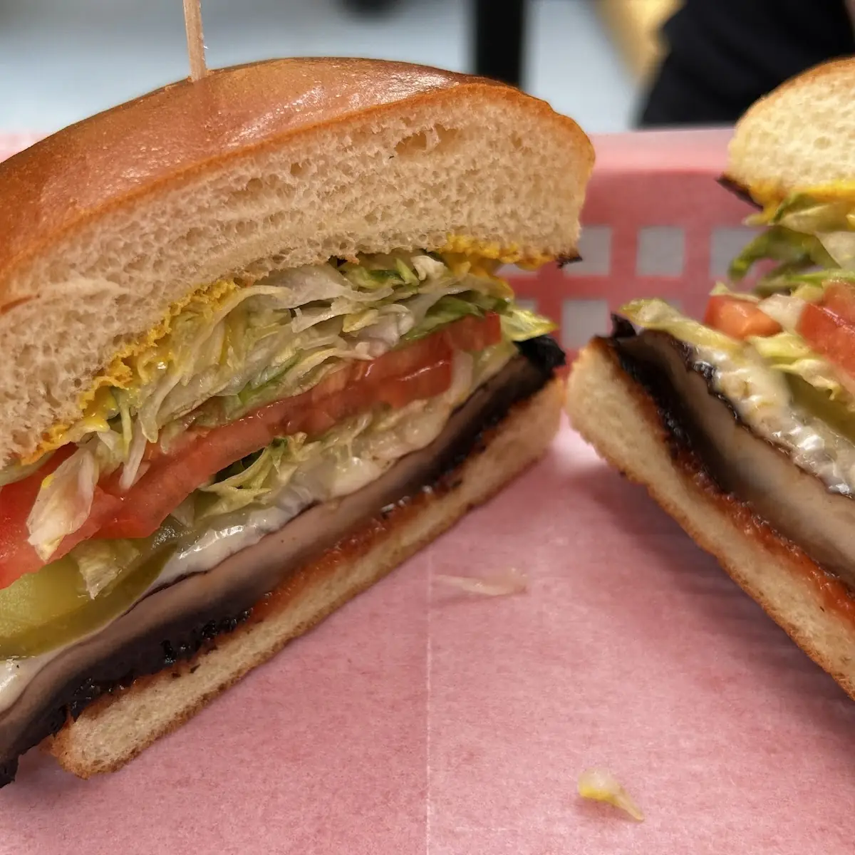Portobello Mushroom Burger