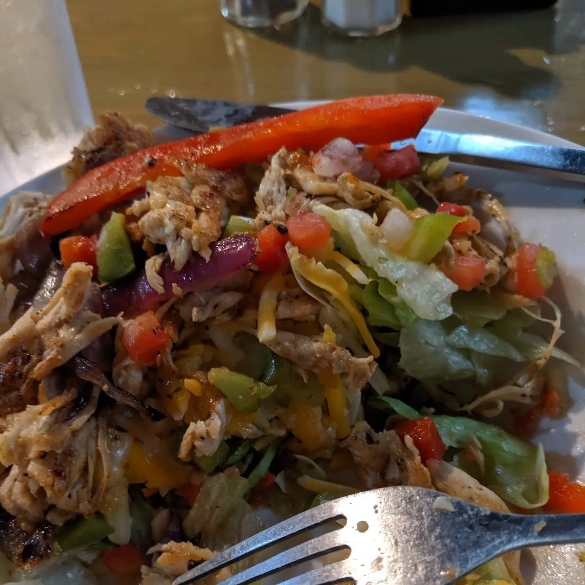 Chicken Fajita Salad