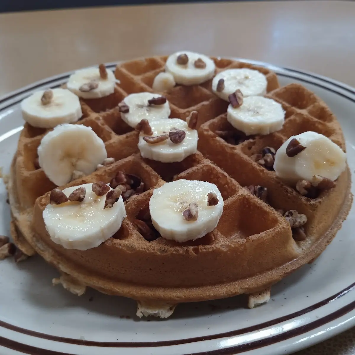 Strawberry Banana Waffle