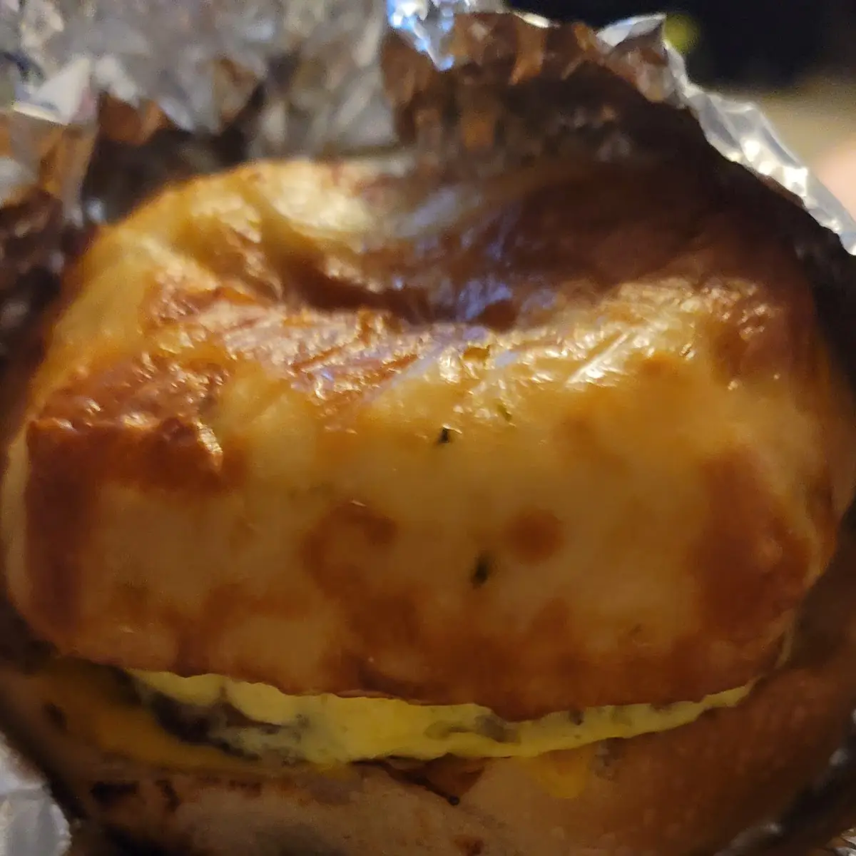 Sausage Egg Cheese Bagel