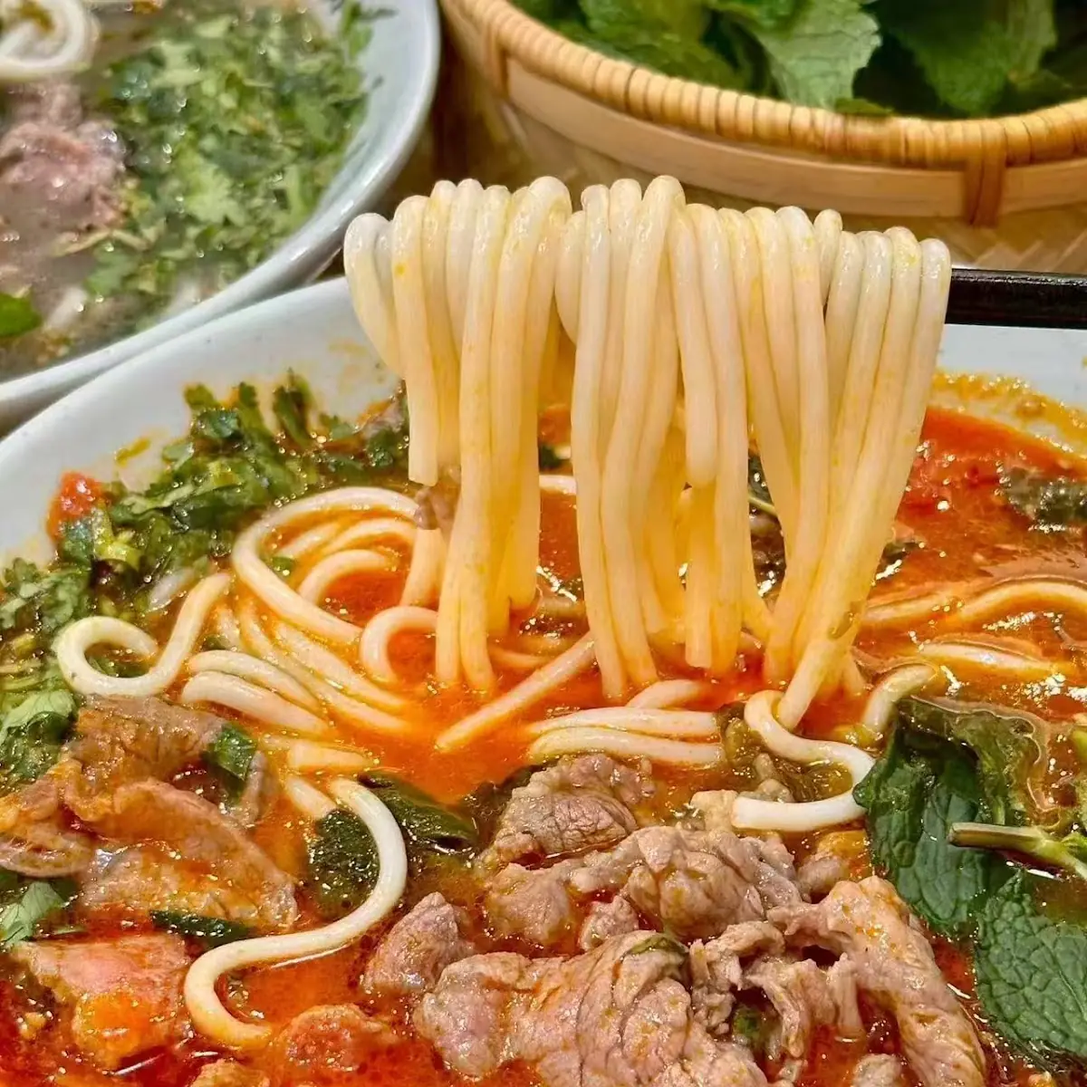 Tomato Beef Rice Noodles