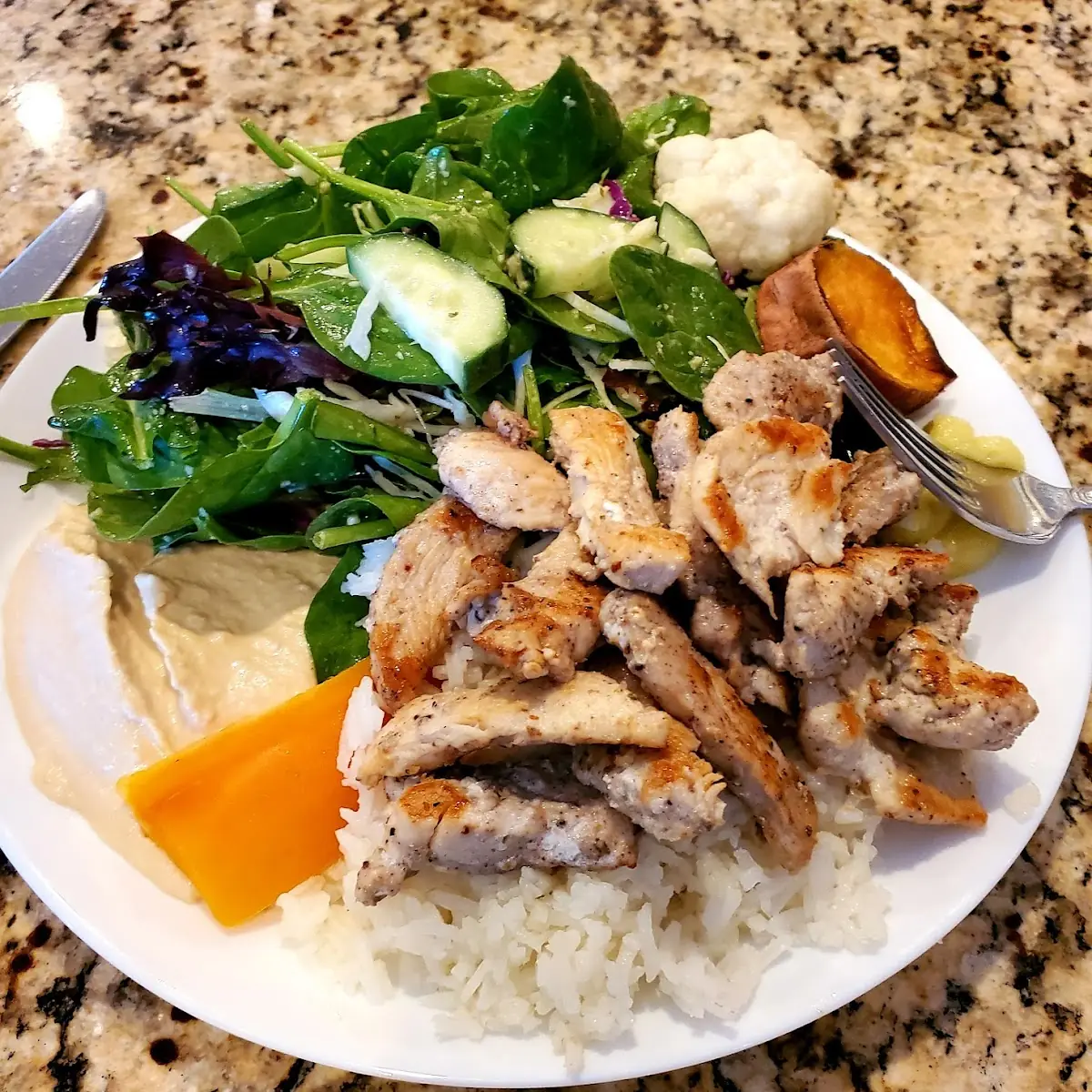 Chicken Shawarma Plate Combo