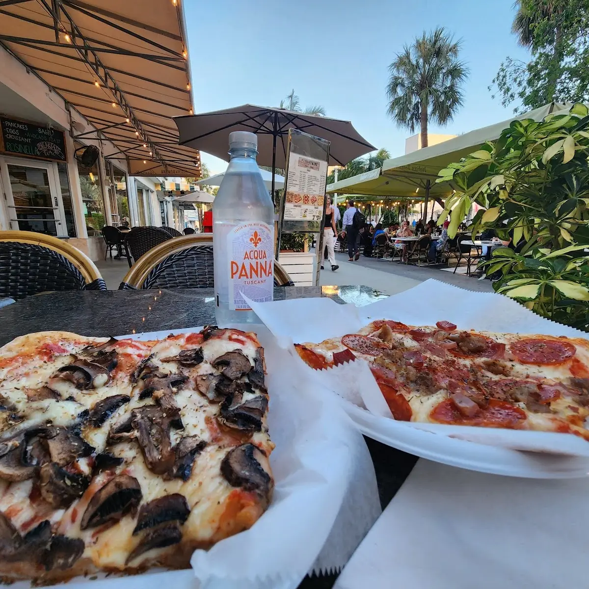 Mushroom Pizza Slice