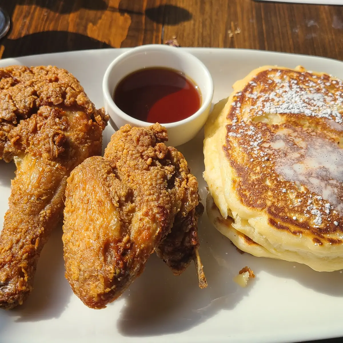 Fried Chicken and Pancakes
