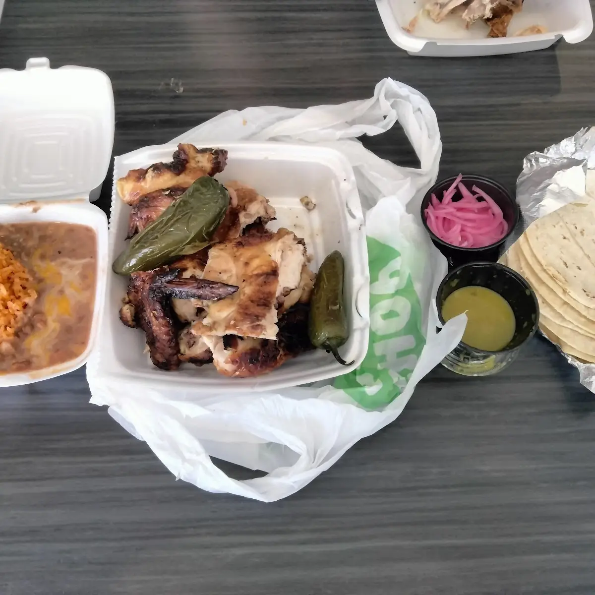 Whole Grilled Chicken with Sides