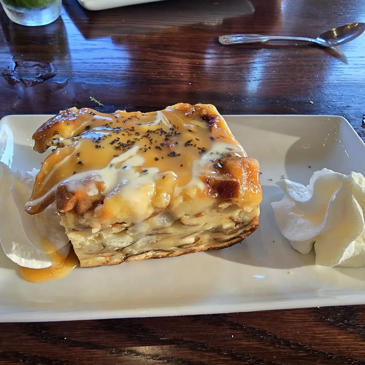 Salted Caramel Pretzel Bread Pudding