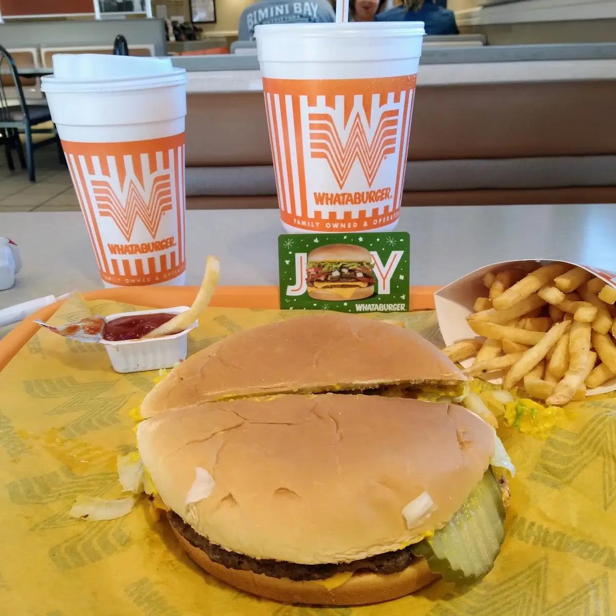 Whataburger Cheeseburger Combo