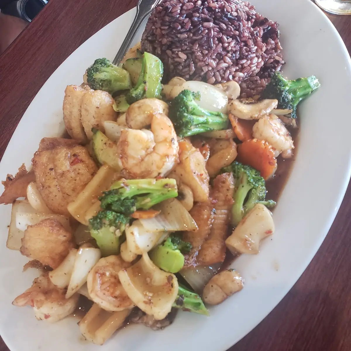 Seafood and Mixed Veggies