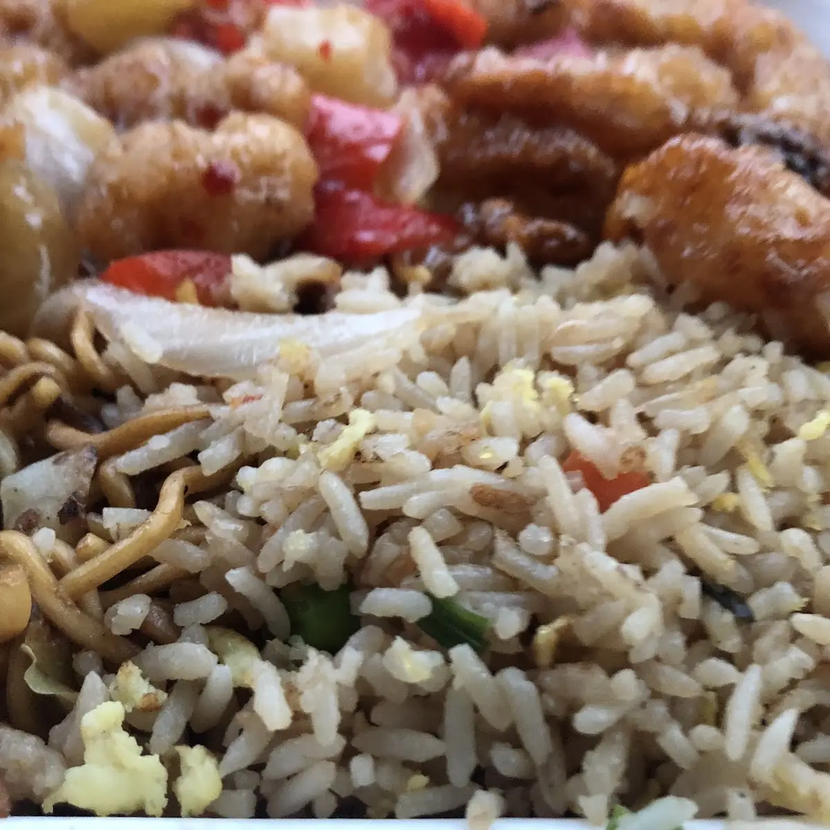 Orange Chicken and Mongolian Beef