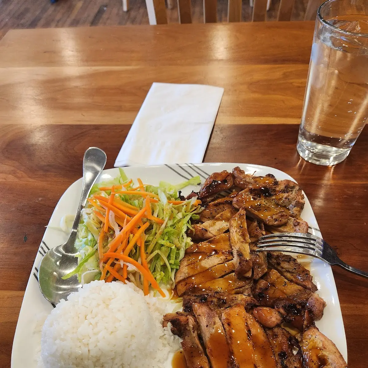 Teriyaki Chicken Rice Plate