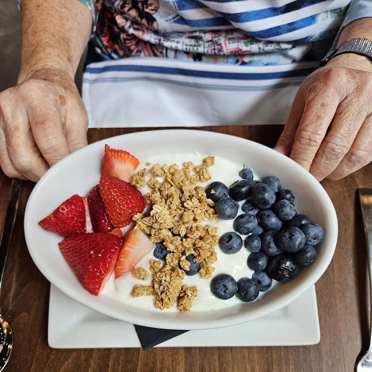 Yogurt with Berries & Granola