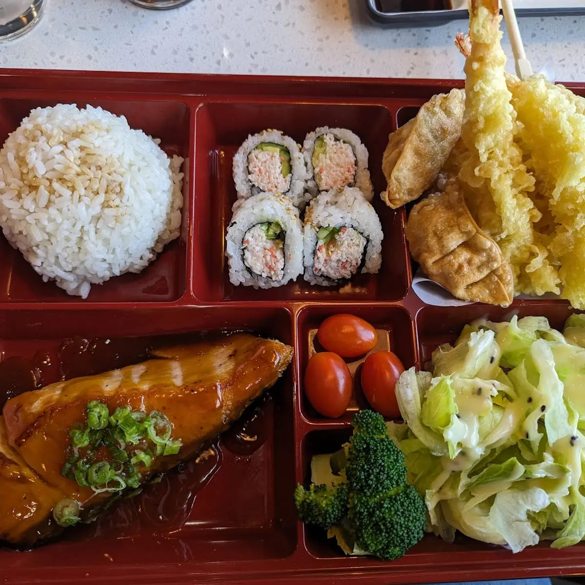 Sakura Salmon Bento Box