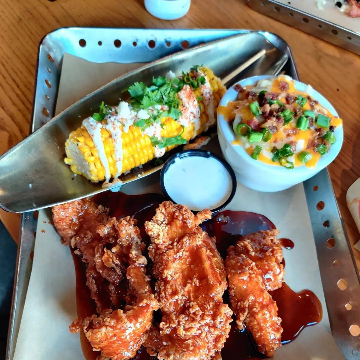 Chicken Crispers Street Corn