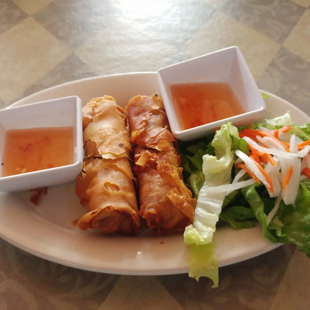 Shredded Pork Spring Rolls