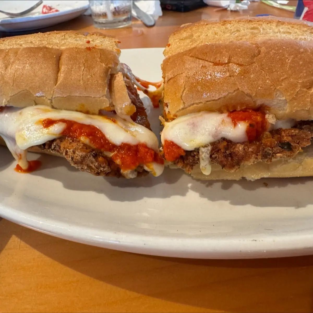 Chicken Parmesan Hoagie