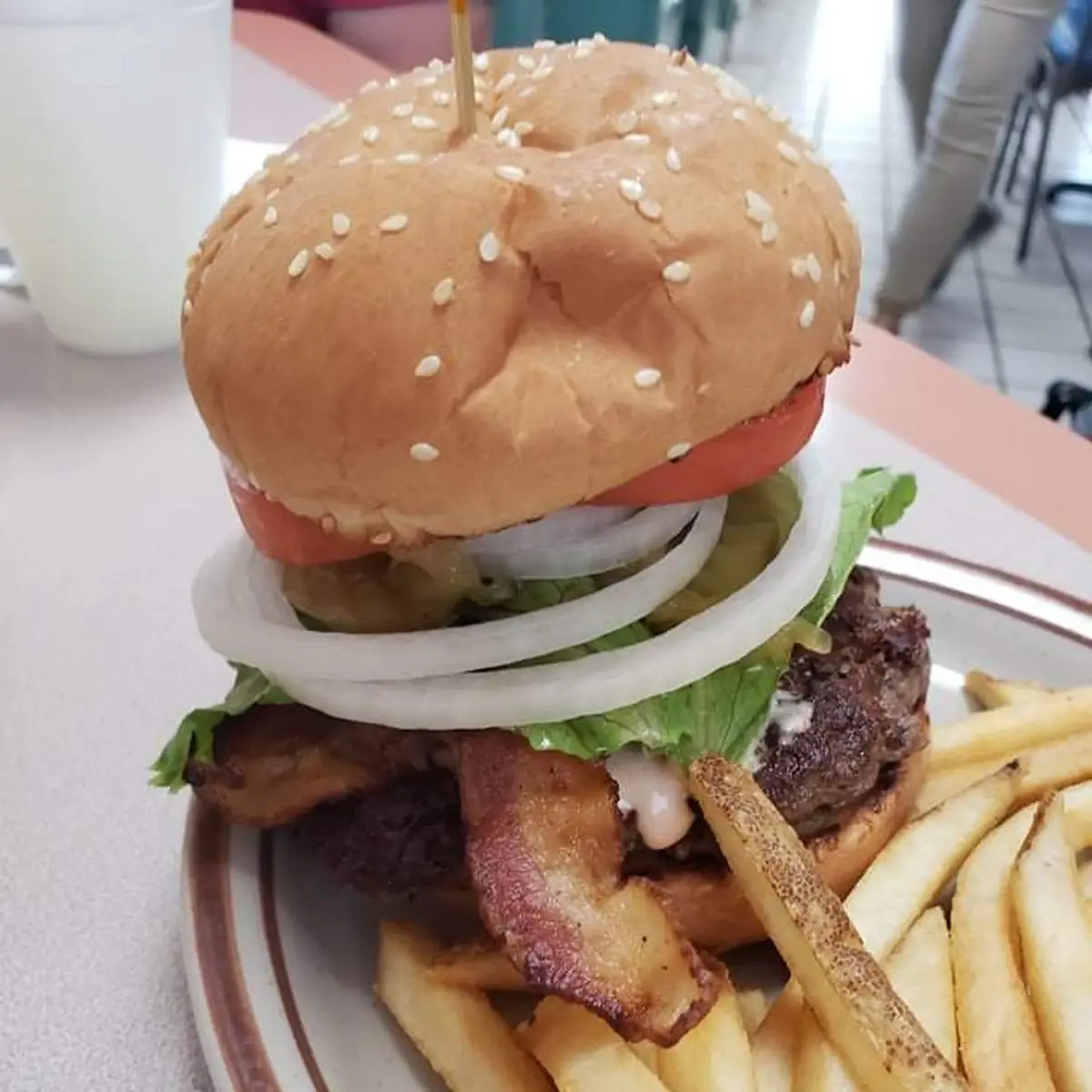 Jube Burger and Fries