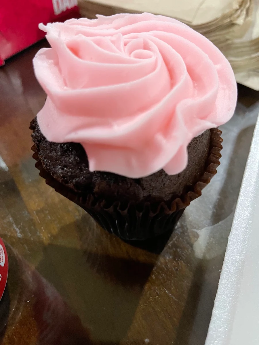 Pink Chocolate Cupcake