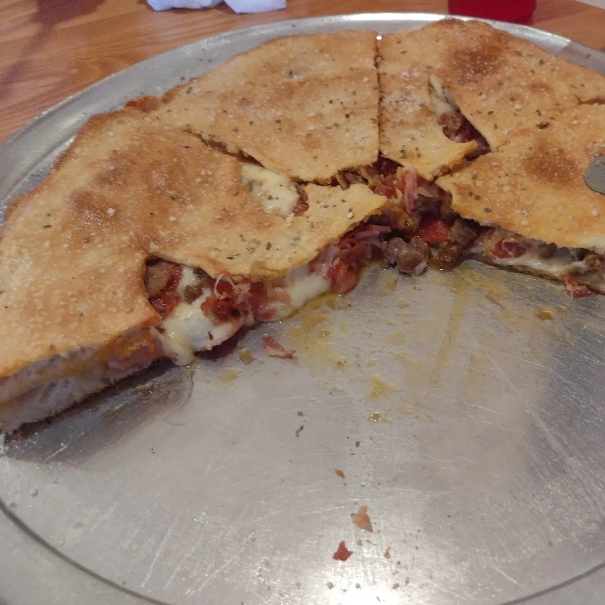 Stuffed Meat Pizza