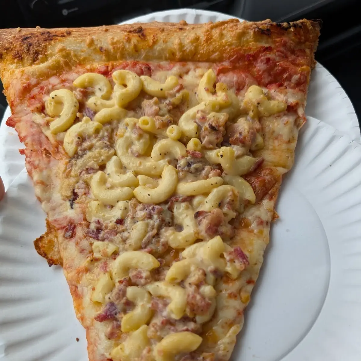 Bacon Mac and Cheese Pizza