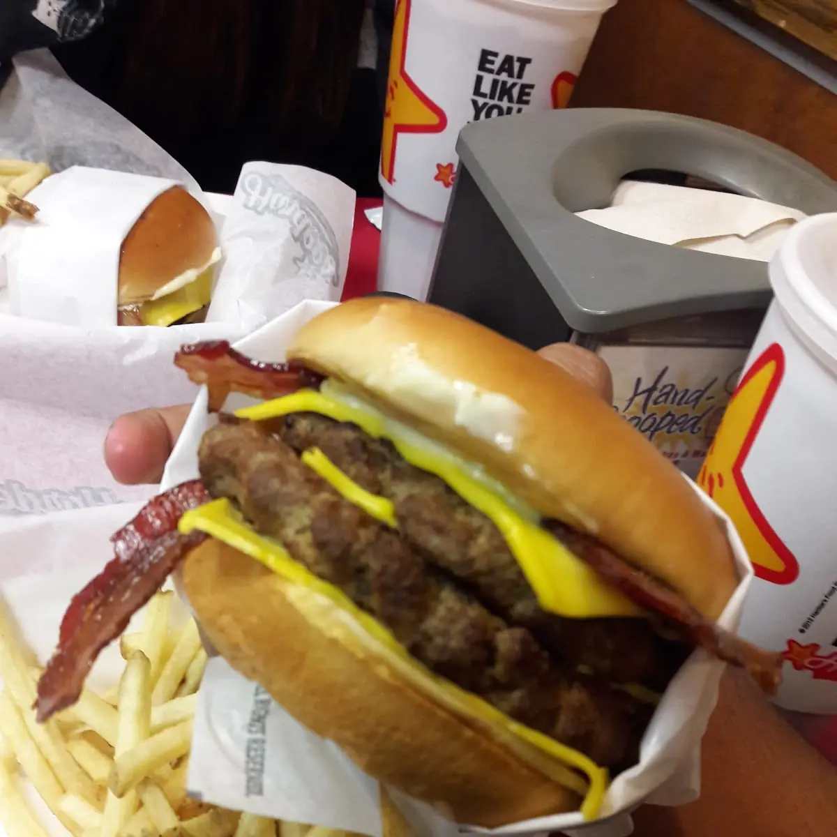 New Triple Cheeseburger