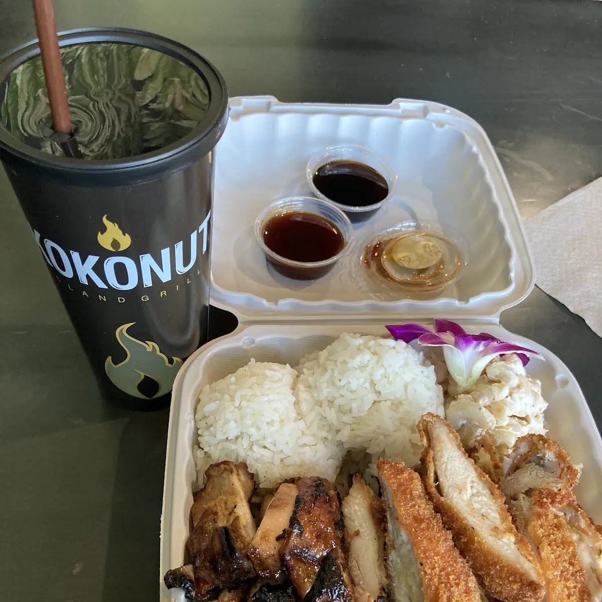 Crispy Chicken Katsu Plate Lunch