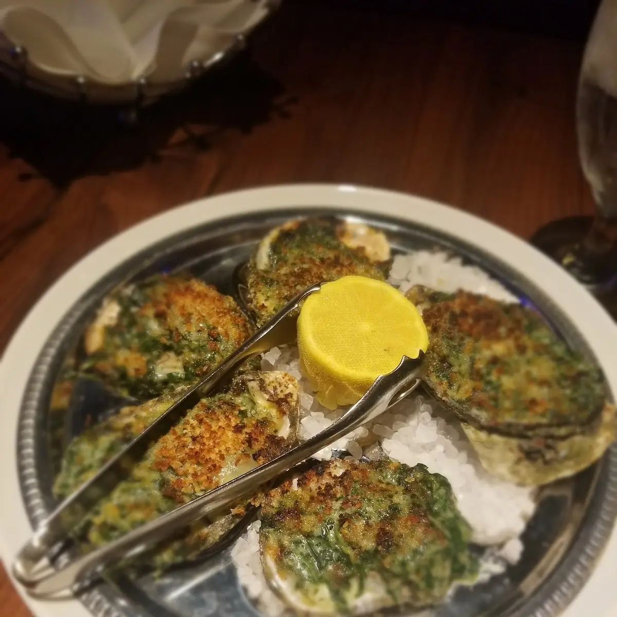 Oysters Rockefeller