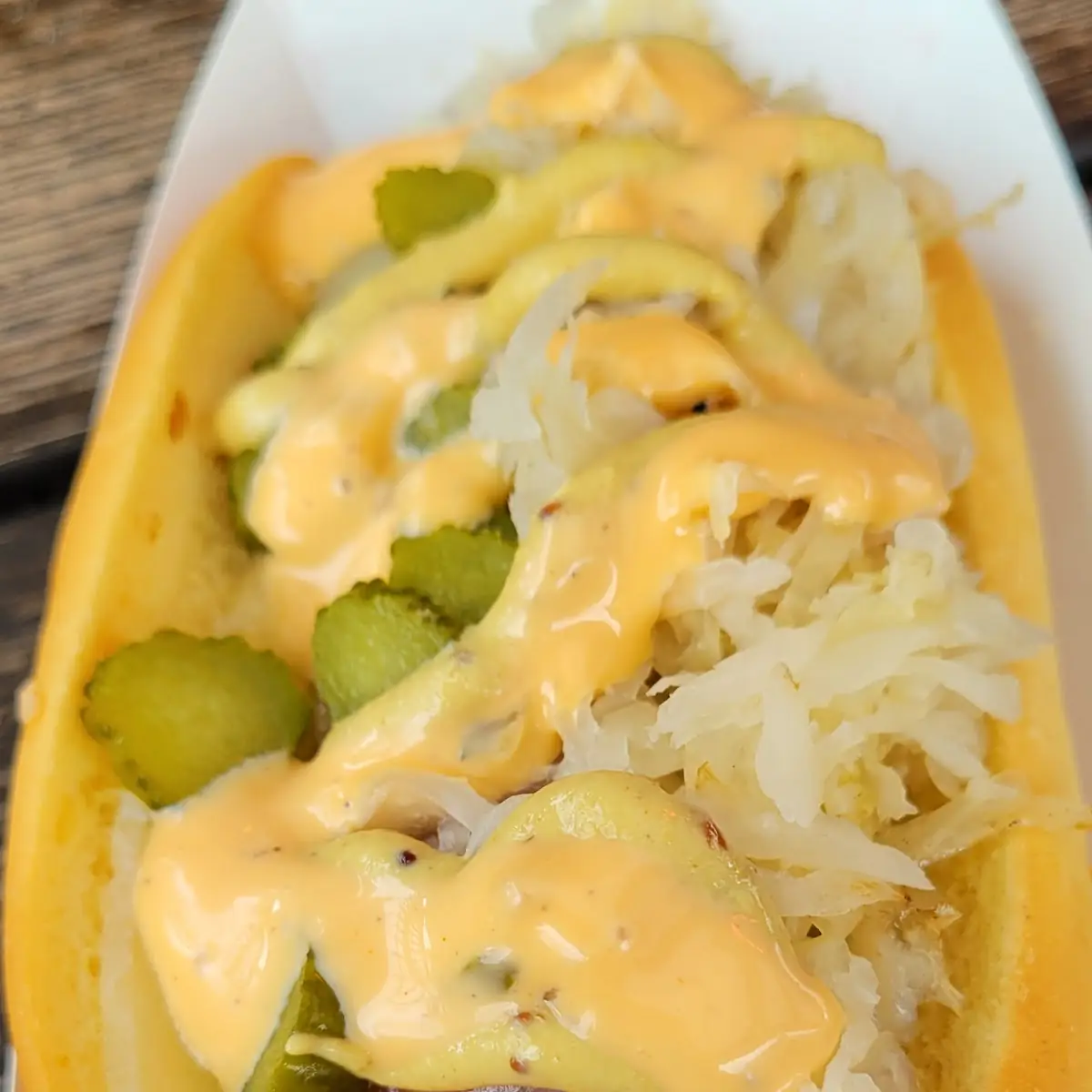 Reuben Hot Dog