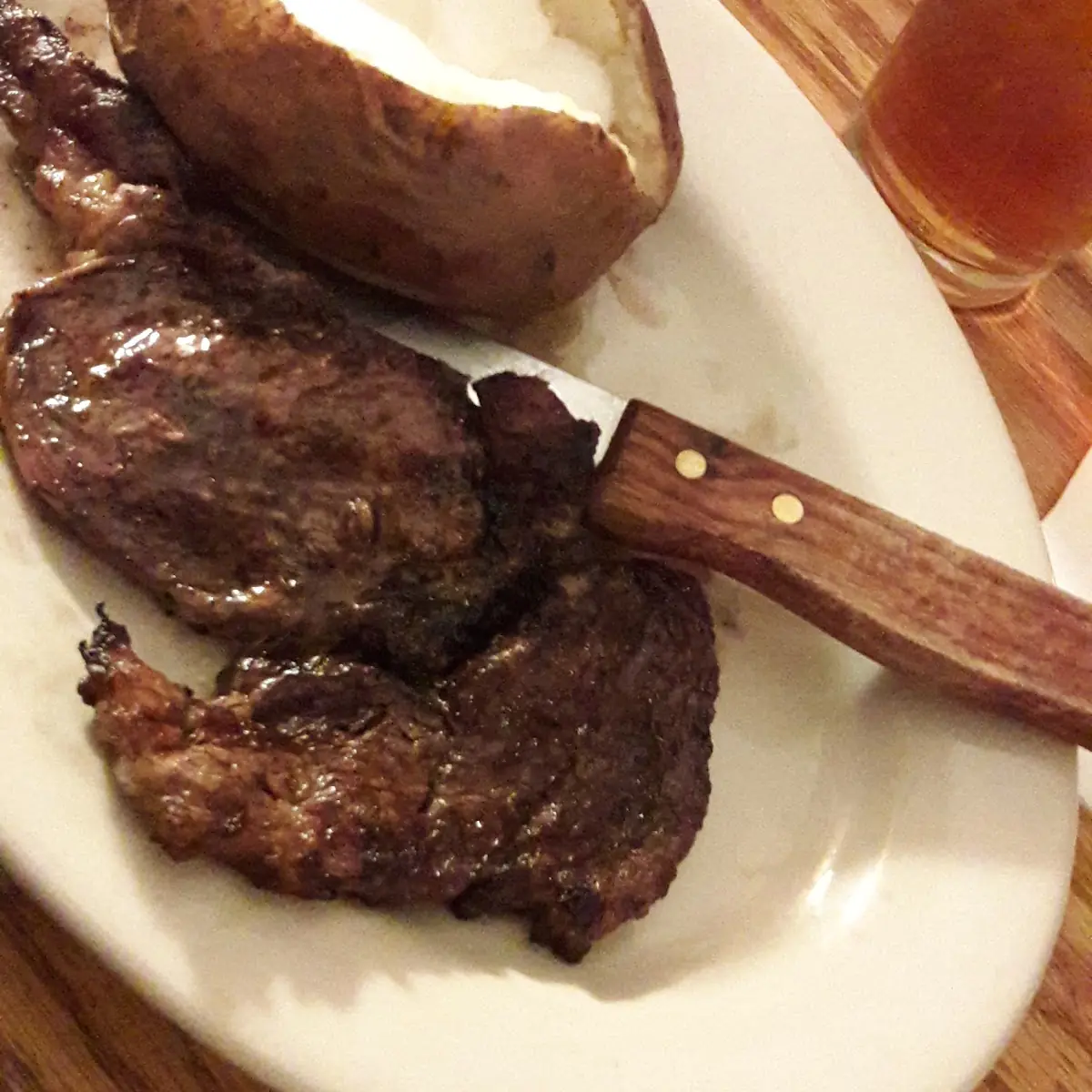 Ribeye Steak Special with Baked Potato