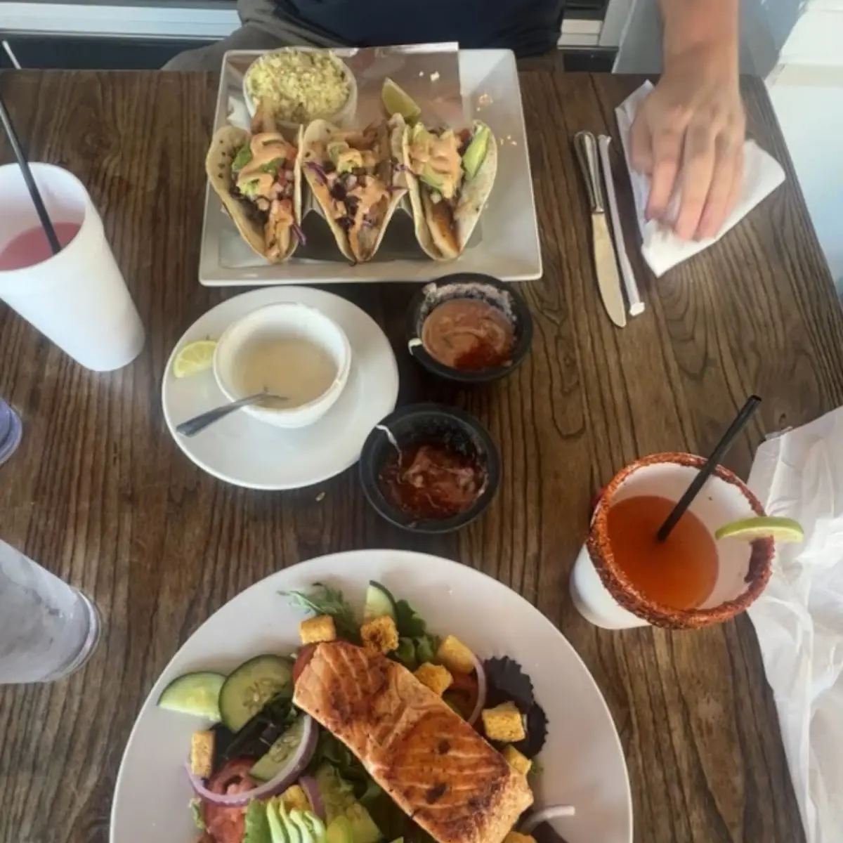 Salad Fish Tacos
