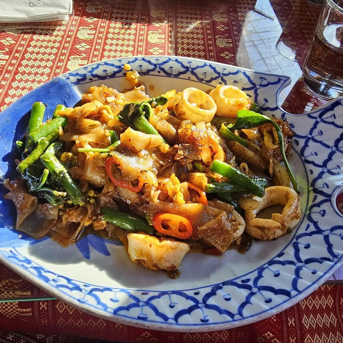 Squid Pad Kra Prow