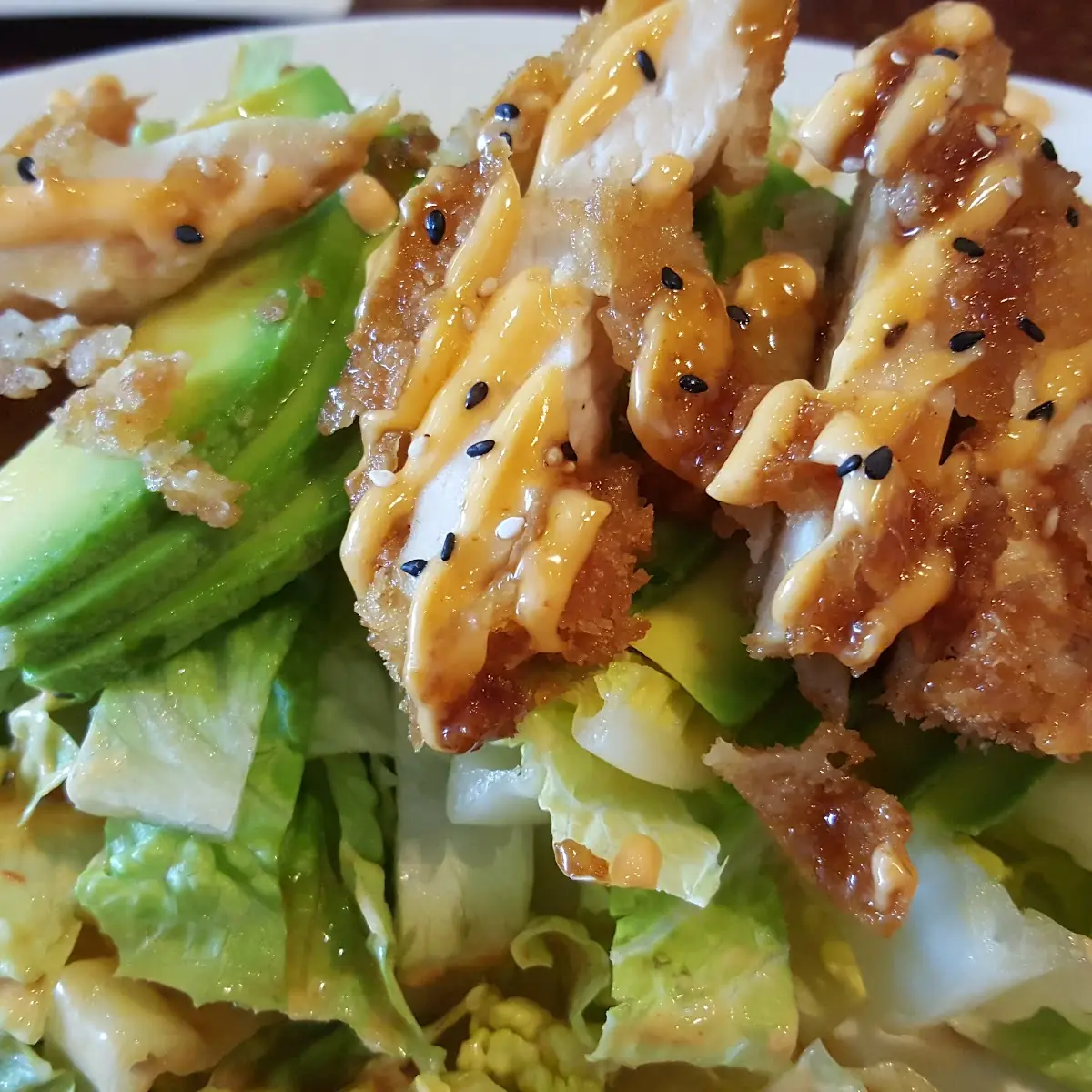 Chicken Tempura Salad