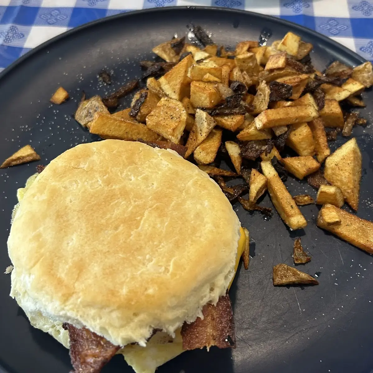 Bacon Egg and Cheese Biscuit