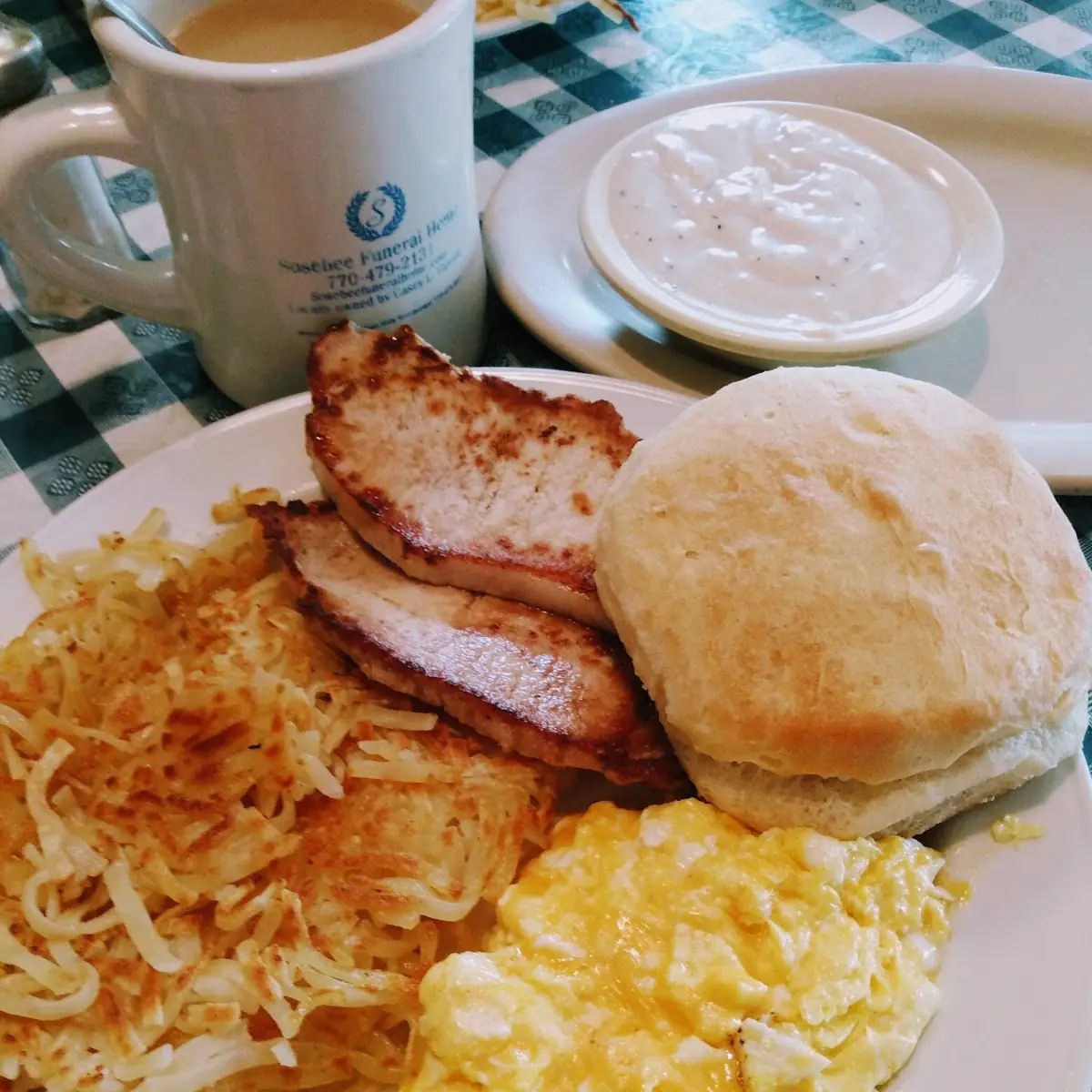 Soft Scrambled Eggs and Porkchops