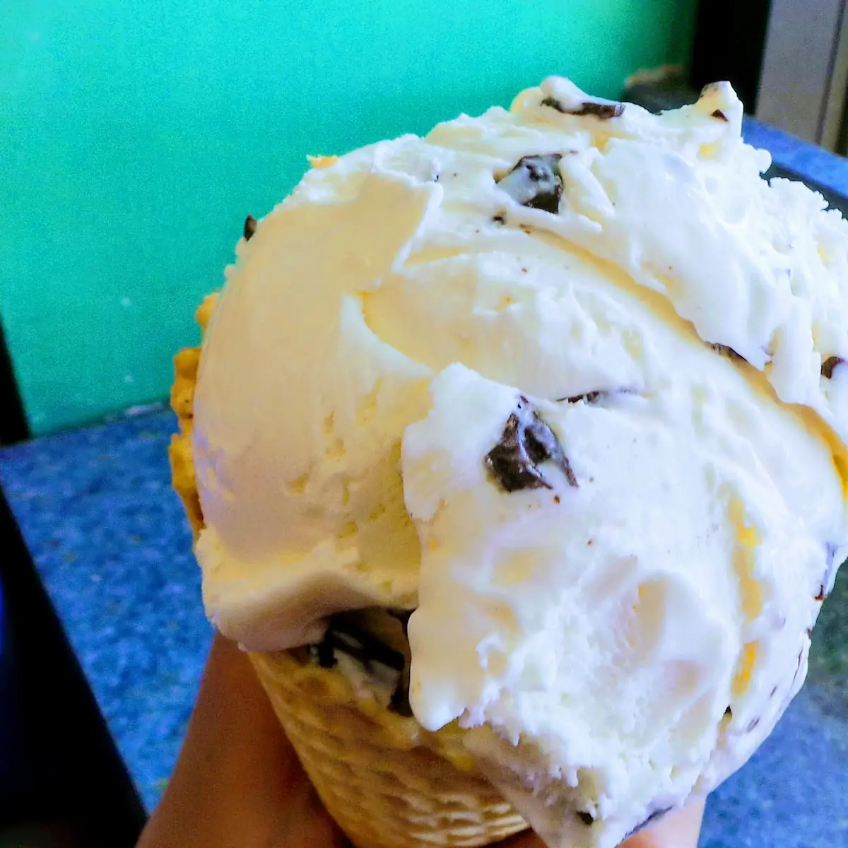 Chocolate Chip Ice Cream Cone
