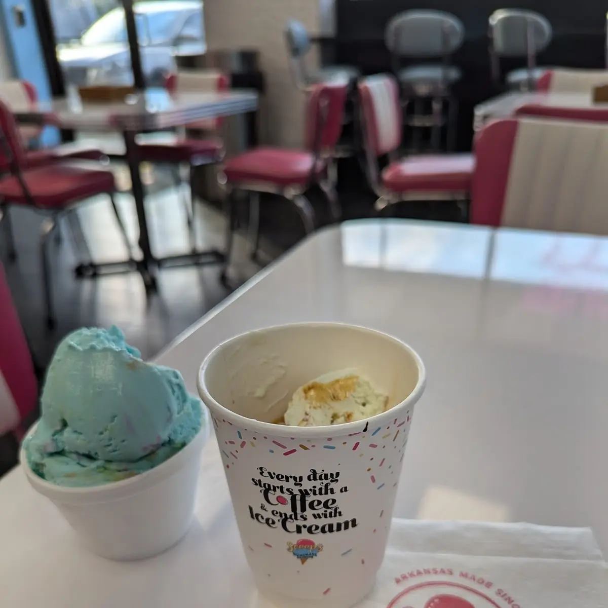 Mint Chocolate Chip and Affogato