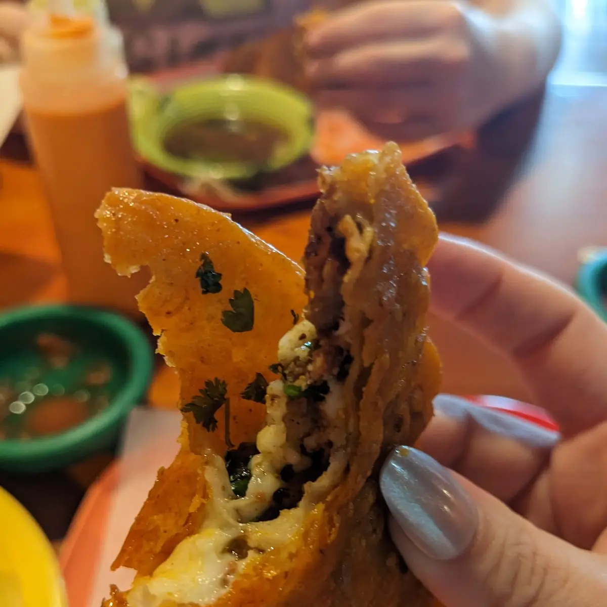 Birria Taco with Consume