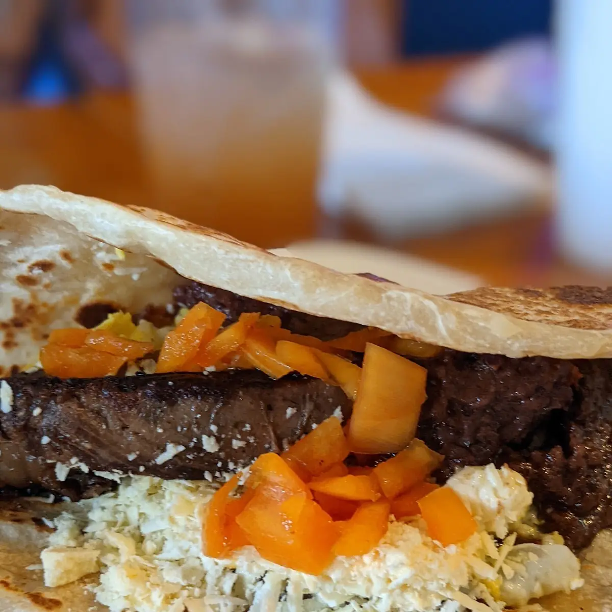 Baleada Con Carne Beef Burrito